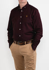 Tom Penn Long Sleeve Shirt, Burgundy