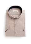Tom Penn Short Sleeve Shirt, Taupe