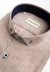 Tom Penn Short Sleeve Shirt, Taupe
