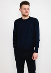 Tom Penn Round Neck Sweater, Navy