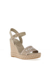 Tommy Hilfiger Womens Webbing Wedge Sandals, Sandalwood