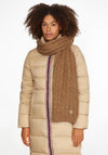Tommy Hilfiger TH Timeless Cable Knit Scarf, Camel