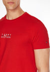 Tommy Hilfiger Square Logo T-Shirt, Primary Red