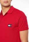 Tommy Hilfiger Slim Fit Logo Polo Shirt, Primary Red