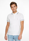 Tommy Hilfiger 1985 Tipped Slim Polo Shirt, White