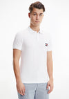 Tommy Hilfiger Slim Fit Logo Polo Shirt, White