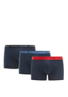 Tommy Hilfiger 3 Pack Logo Boxers, Navy Multi