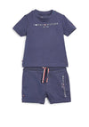 Tommy Hilfiger Baby Essential Shorts Set, Twilight Navy