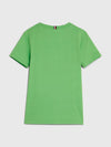 Tommy Hilfiger Boy Short Sleeve Logo Tee, Spring Lime