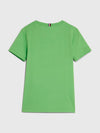 Tommy Hilfiger Boy Short Sleeve Logo Tee, Spring Lime