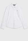Tommy Hilfiger Boy Solid Jersey Shirt, White