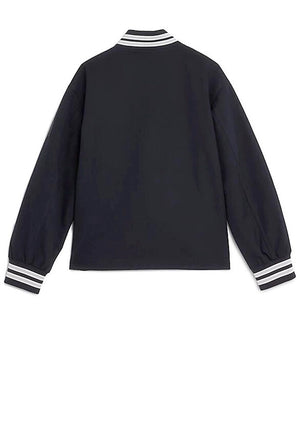 Tommy Hilfiger Boy Arched Bomber Jacket, Navy