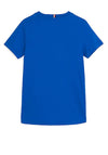 Tommy Hilfiger Boy Signature Tape Short Sleeve T-shirt, Blue