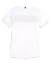 Tommy Hilfiger Boy Signature Tape Short Sleeve T-shirt, White