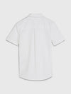 Tommy Hilfiger Boys Short Sleeve Oxford Shirt, White