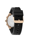 Tommy Hilfiger Mens Connor Rose Gold Case 1791931 Watch, Black
