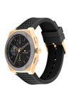 Tommy Hilfiger Mens Connor Rose Gold Case 1791931 Watch, Black