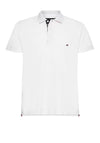 Tommy Hilfiger Contrast Placket Polo Shirt, White
