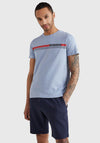 Tommy Hilfiger Signature Tape T-Shirt, Daybreak Blue