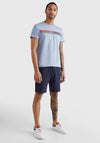 Tommy Hilfiger Signature Tape T-Shirt, Daybreak Blue