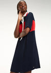 Tommy Hilfiger Frances Pleated Polo Dress, Navy