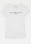 Tommy Hilfiger Boys Essential Logo Print T-Shirt, White