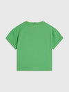 Tommy Hilfiger Girls Timeless Short Sleeve Tee, Spring Lime