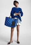 Tommy Hilfiger Iconic Large Monogram Tote Bag, Ultra Blue
