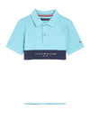 Tommy Hilfiger Boy Colour Block Polo, White Multi
