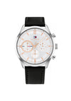 Tommy Hilfiger 1791941 Matthew Watch, Silver & Black
