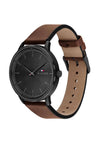 Tommy Hilfiger Mens Henrix Leather 1791876 Watch, Brown