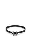 Tommy Hilfiger Mens Nylon Cord Wrapped 2790336 Bracelet, Black