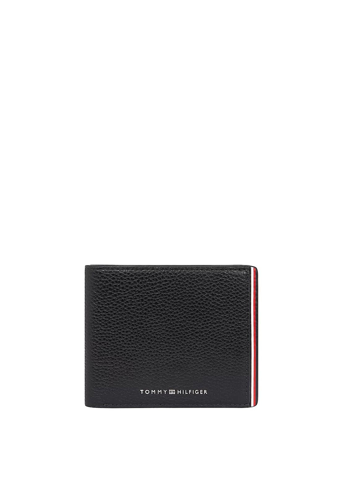 Tommy Hilfiger Signature Credit Card and Coin Wallet, Black