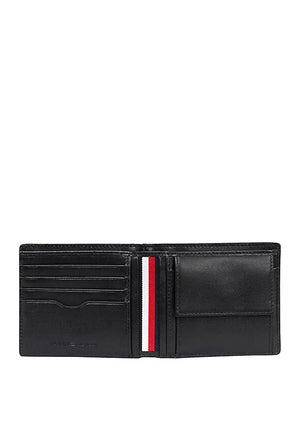 Tommy Hilfiger Signature Credit Card and Coin Wallet, Black