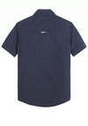 Tommy Hilfiger Boys Solid Stretch Poplin Shirt, Twilight Navy