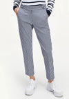 Tommy Hilfiger Womens Gingham Trousers, Navy