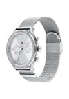 Tommy Hilfiger Womens Crystal Face Watch, Silver