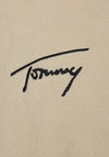 Tommy Jeans Signature Mix Media Retro Fleece, Savannah Sand & Black