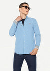 Tommy Jeans Essential Gingham Shirt, Regatta Blue & White Check