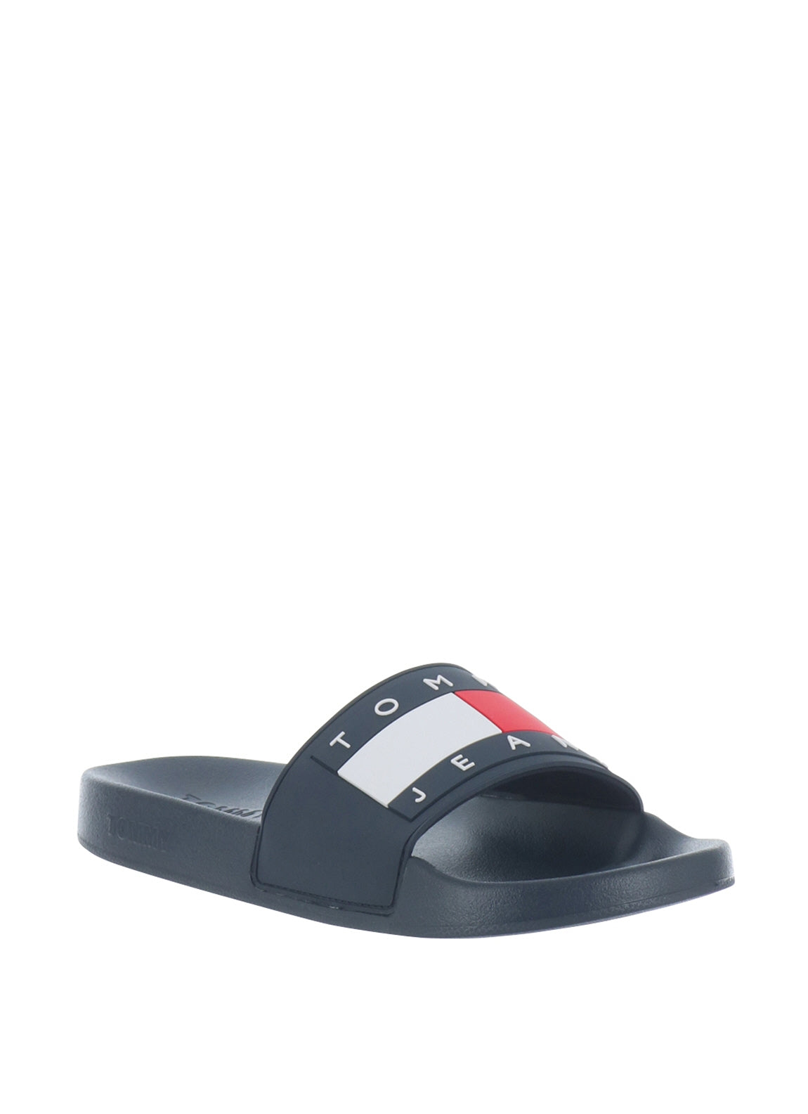 Tommy Jeans Mens Flag Pool Sliders, Navy