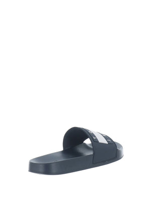 Tommy Jeans Mens Flag Pool Sliders, Navy