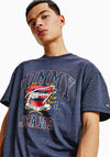 Tommy Jeans Vintage Logo Washed T-Shirt, Twilight Navy