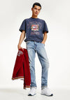 Tommy Jeans Vintage Logo Washed T-Shirt, Twilight Navy