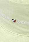 Tommy Jeans Organic Cotton Logo Bucket, Lemon