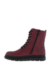 Tommy Bowe Womens Mahon Lace up Boots, Maroon