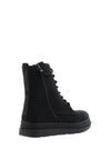 Tommy Bowe Womens Mahon Lace up Boots, Black