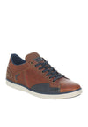 Tommy Bowe Aki Leather Trainer, Brown