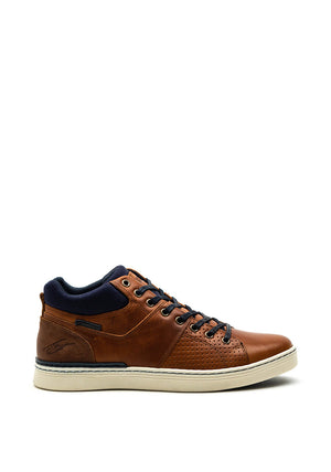Tommy Bowe Cronin Leather Trainer, Pecan Spice
