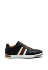 Tommy Bowe Roux Leather Trainer, Deep Ocean