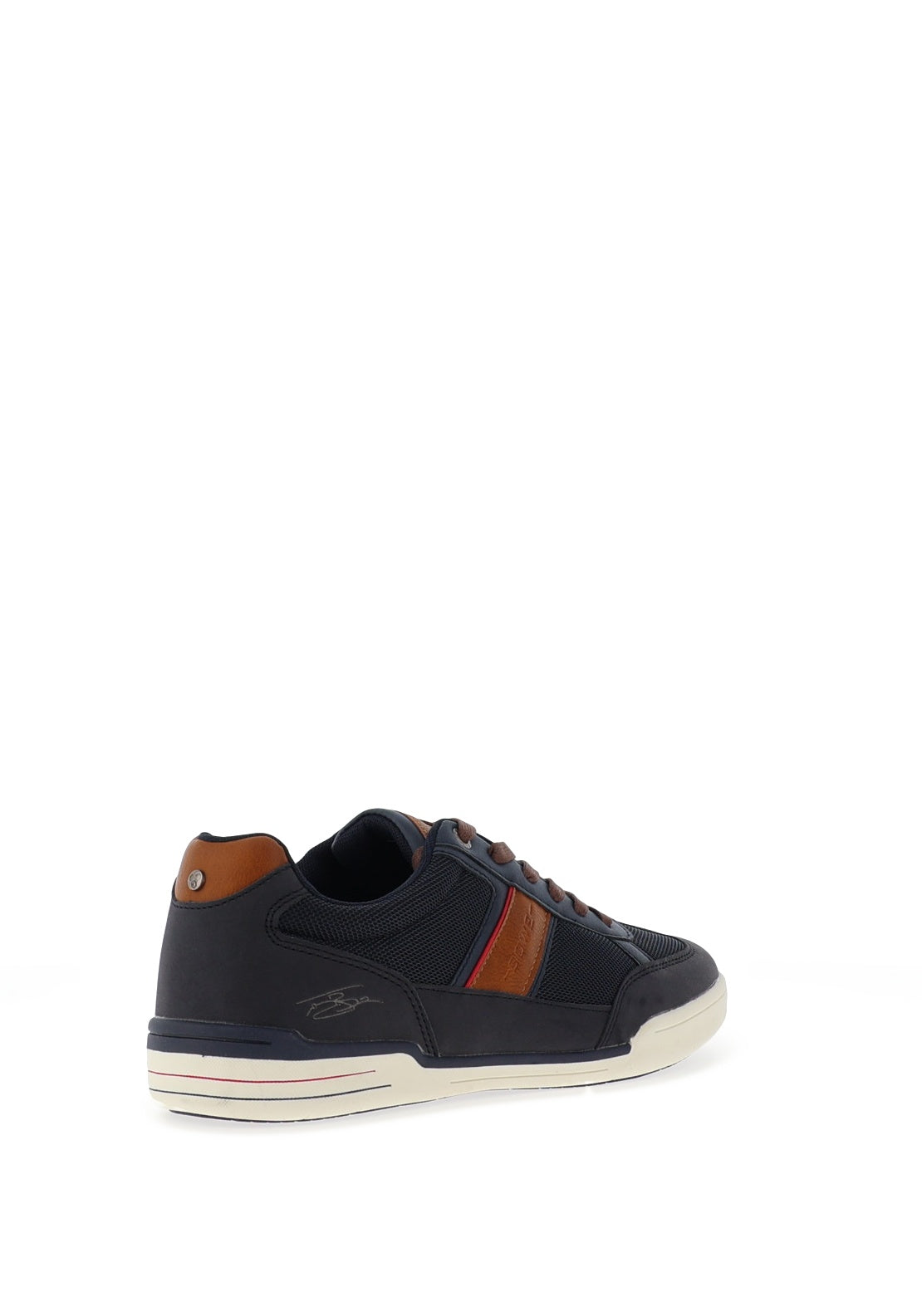 Tommy Bowe Mens Bennett Trainers, Indigo Tech